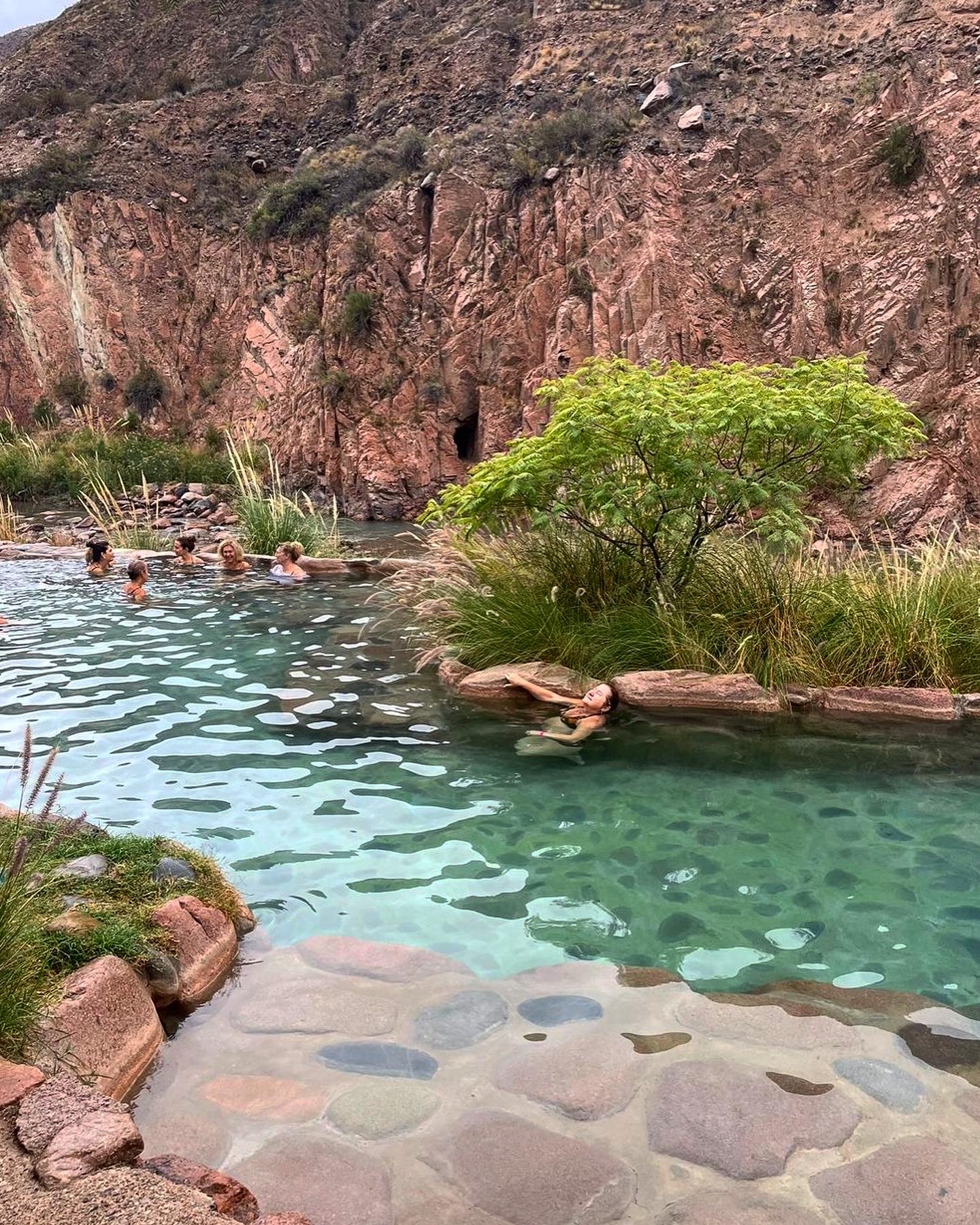 Hot springs in Mendoza, thermal baths near the Andes